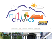 Tablet Screenshot of cityofcs.com